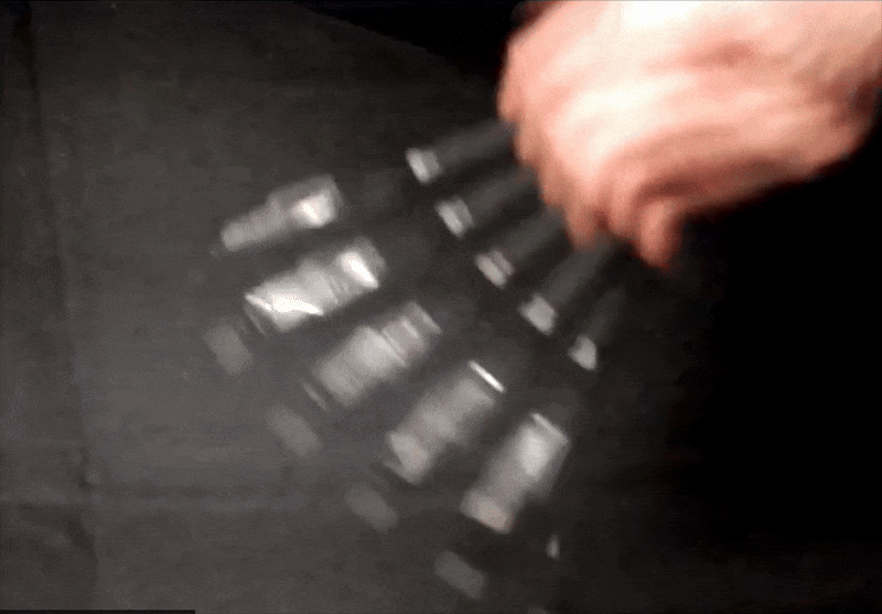 Stroboscopic effect demonstration